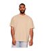 Casual Classics Mens Core Ringspun Cotton Oversized T-Shirt (Sand)