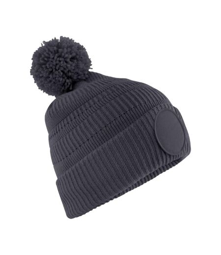Bonnet Motif/style Écusson Fan Adulte Graphite Beechfield