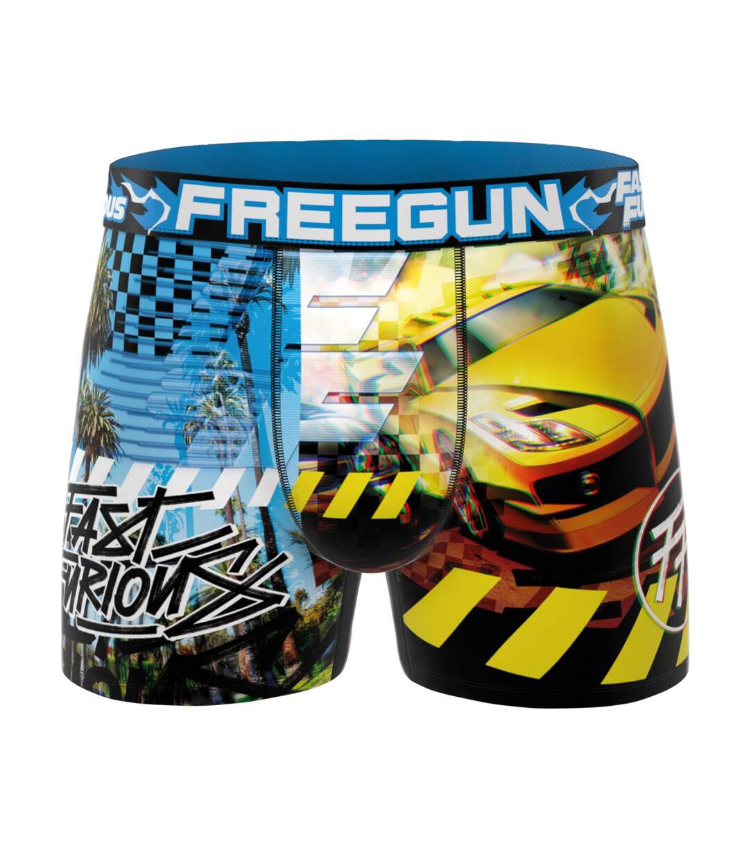 Lot de 4 boxers homme Fast and furious Freegun-4
