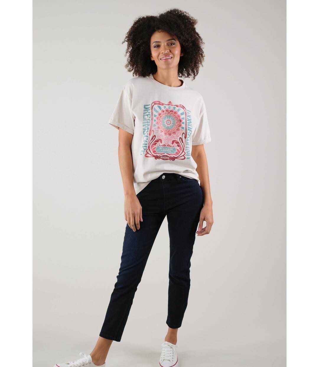 T-shirt bohème pour femme WONDER-2