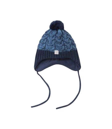 Childrens/kids Paljakka Beanie Black Blue Reima