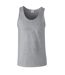 Mens softstyle tank top sports grey Gildan