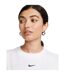 Womens/ladies Oversized T-shirt White Black Nike-4