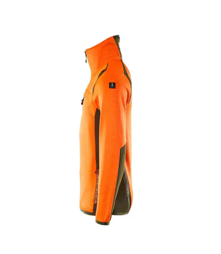 Pull Accelerate Safe Homme Orange Fluo Vert Kaki Foncé Mascot