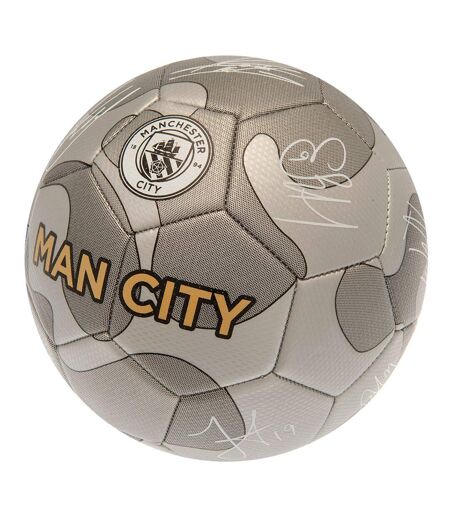 Manchester City FC - Ballon de foot (Argenté / Gris) (Taille 5) - UTTA11099