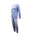 Pyjama Homme Long SWEET SECRET Q2733 POLAIRE BLEU-2