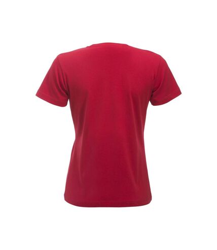 Clique Womens/Ladies New Classic T-Shirt (Red) - UTUB253