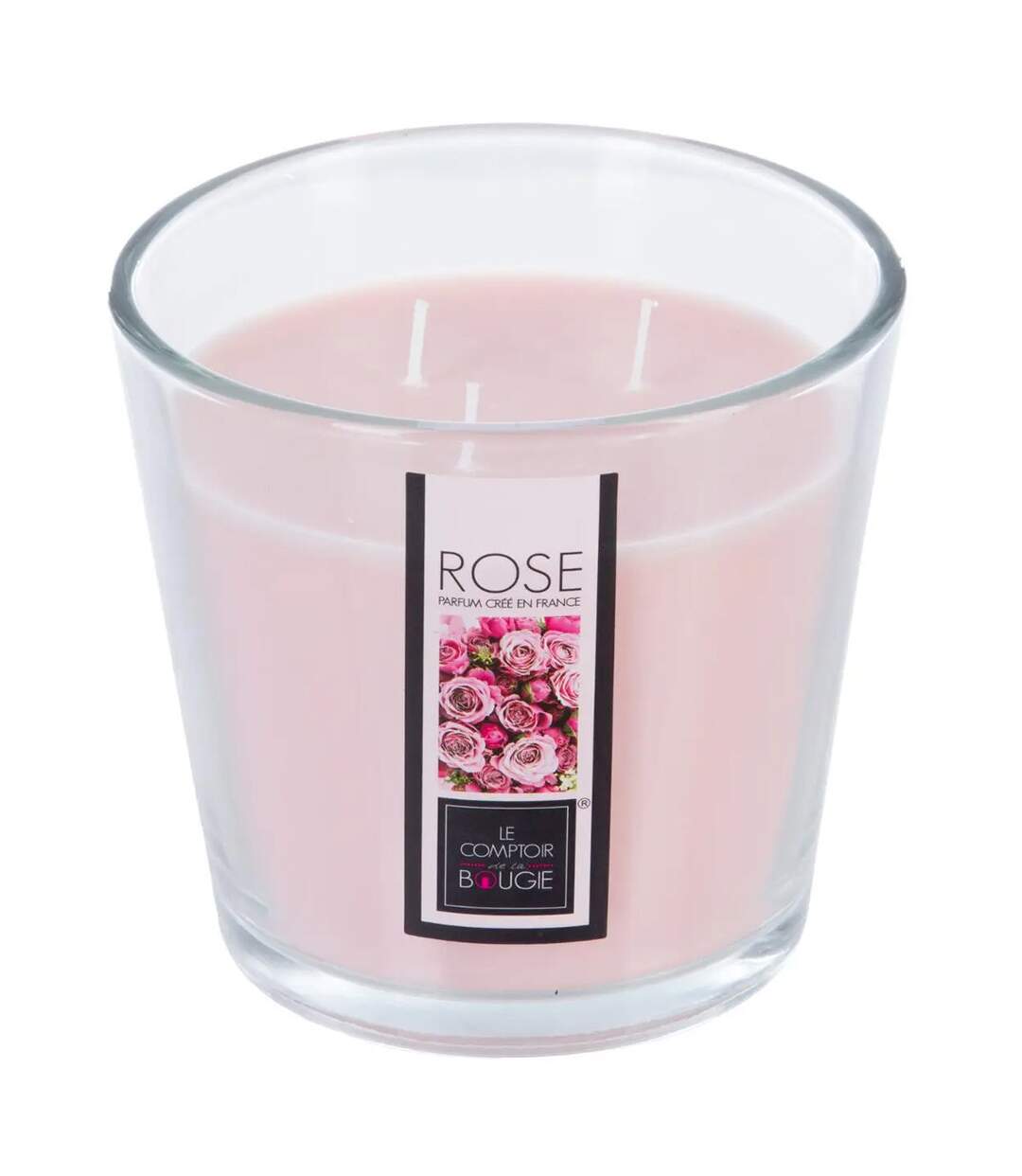 Bougie Parfumée Nina 500g Rose-1