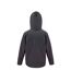 Result Core Mens Hooded Soft Shell Jacket (Black/Seal Grey) - UTPC6688