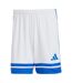 Short Squadra Homme Blanc Bleu Adidas-2