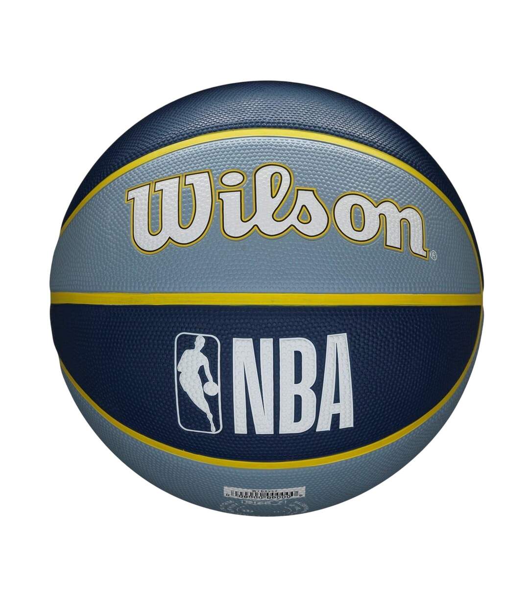Ballon De Basket Motif/style Memphis Grizzlies Taille 7 Bleu Bleu Clair Wilson-1