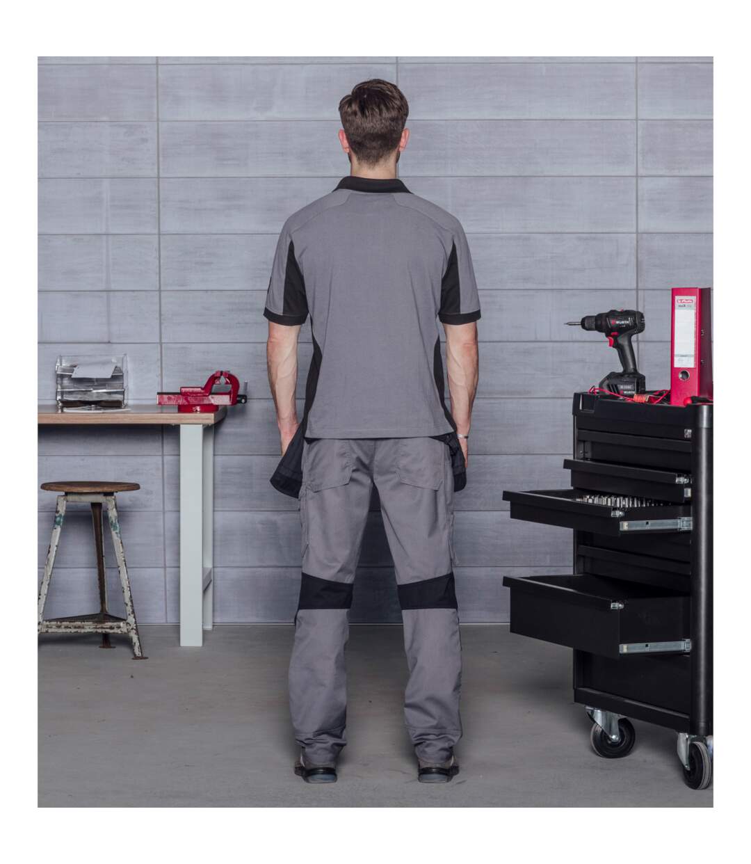 Polo de travail Cetus Würth MODYF Gris/Anthracite-4