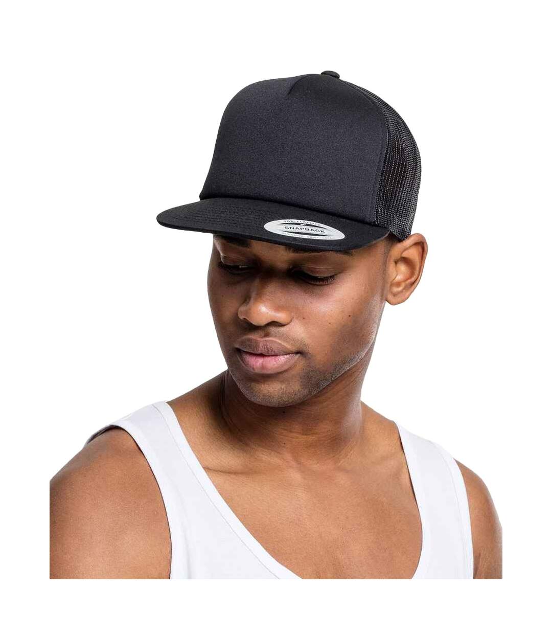 Flexfit Foam Trucker Cap (Black) - UTPC4815-4