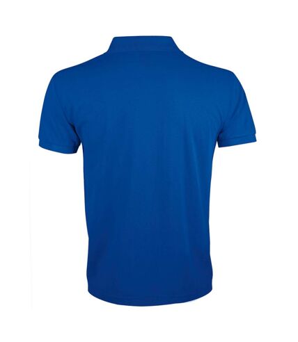 SOLs Mens Prime Pique Plain Short Sleeve Polo Shirt (Royal Blue) - UTPC493