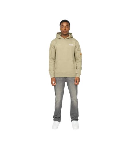 Sweat À Capuche Marsak V2 Homme Vert De Gris Duck And Cover