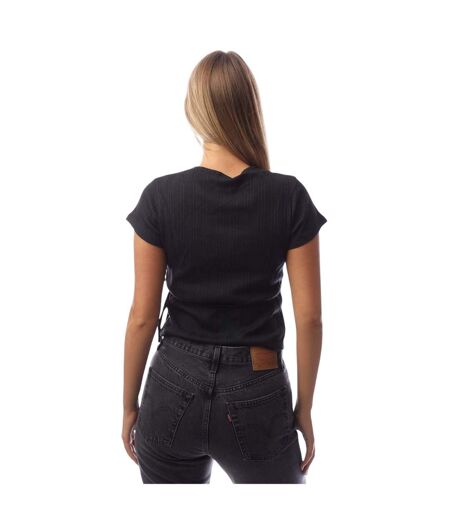 Haut Portefeuille Manches Courtes Femme Noir Levis