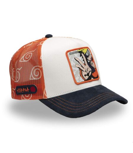 Casquette trucker avec filet mix sergé/suédine/mesh Naruto Uzumaki Capslab
