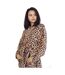 Brave Soul Womens/Ladies Leopard Print Dressing Gown (Leopard Print) - UTUT916-2