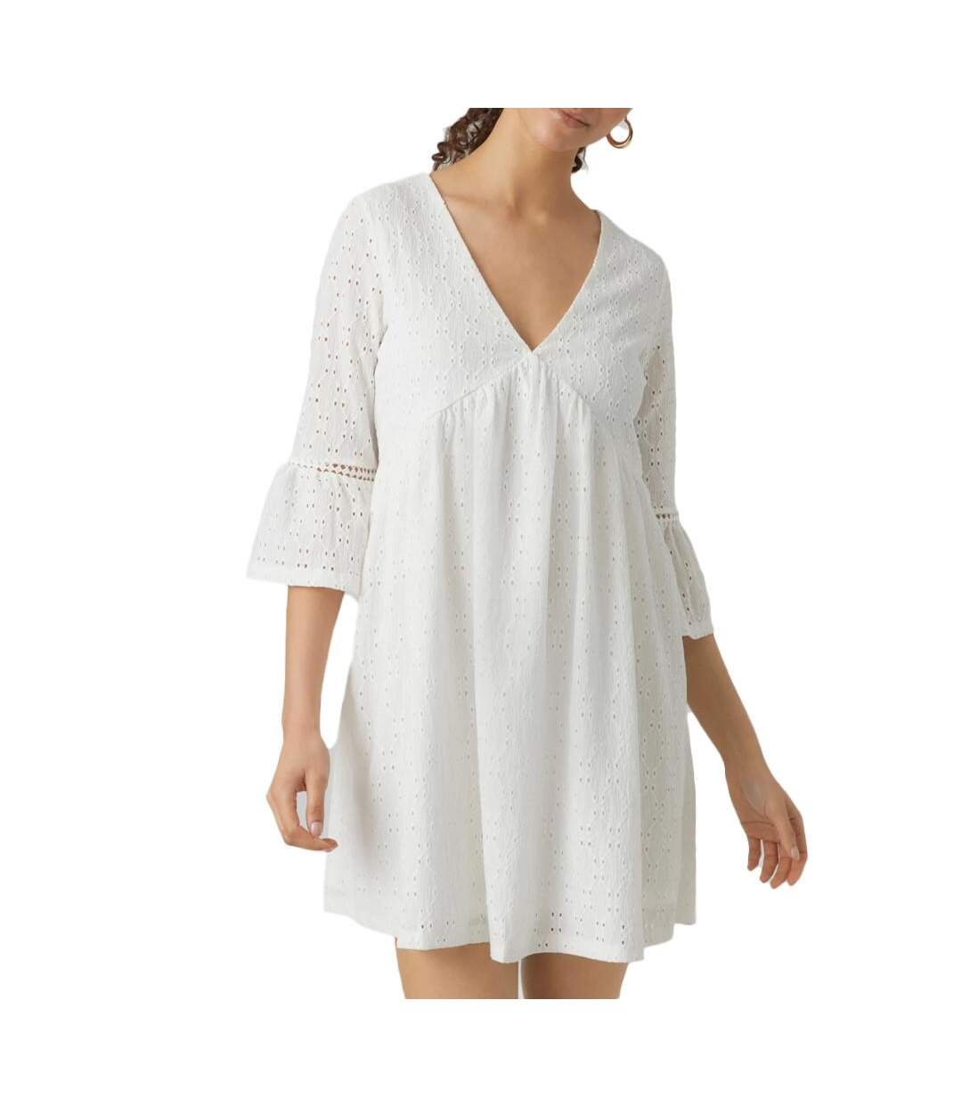 Robe Blanche Femme Vero Moda Marcy - M-1