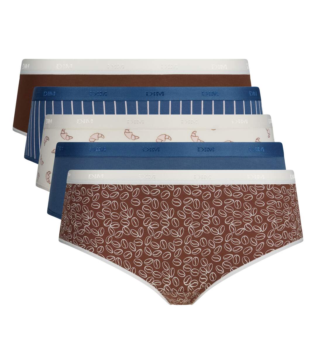 Lot de 5 Shorties Les Pockets Coton-3