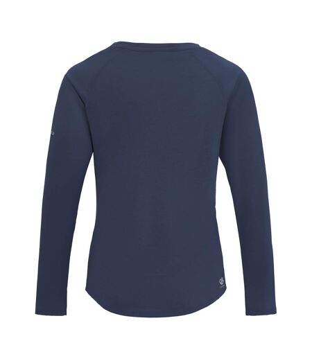 Womens/ladies Serenity Long-sleeved T-shirt Navy Dare 2B