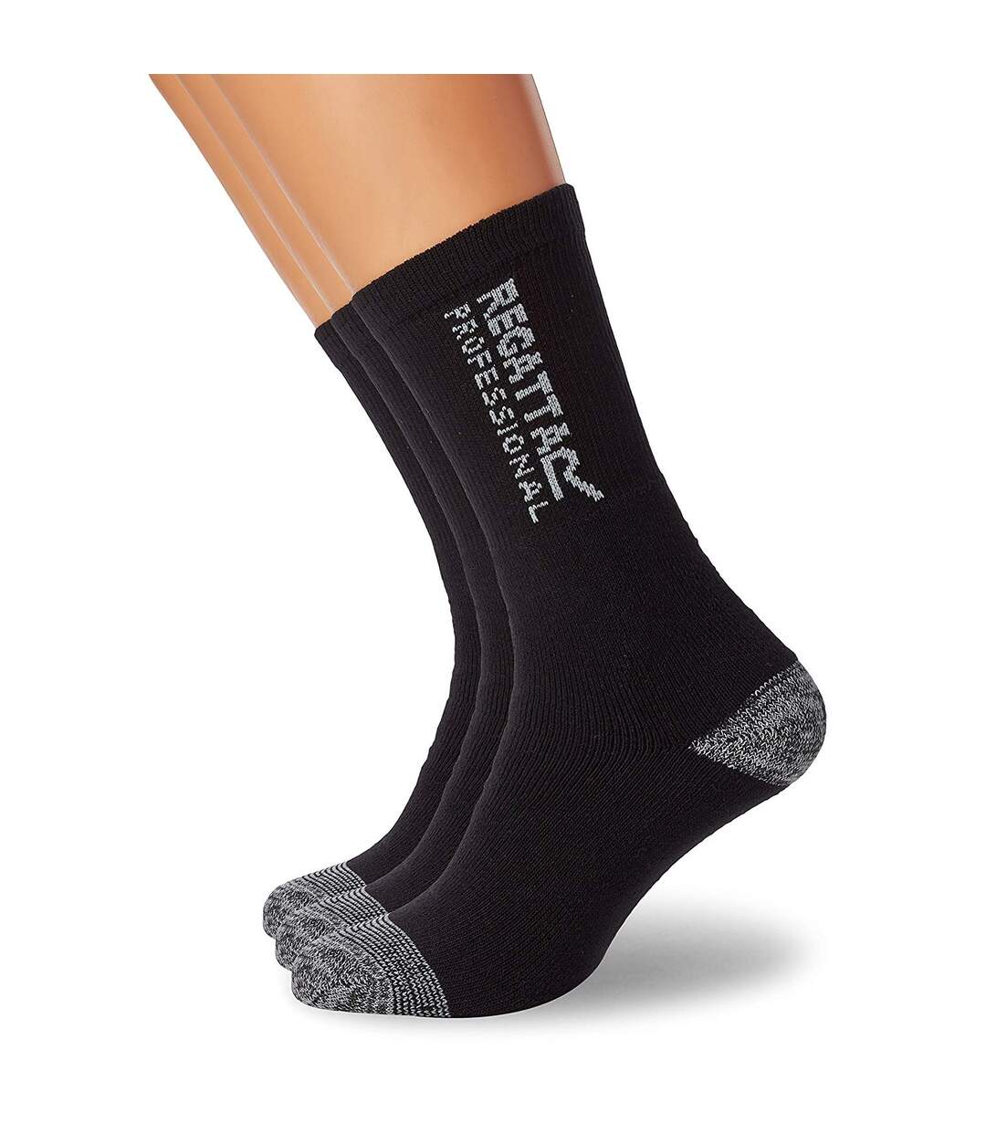 Chaussettes de travail 3 paires homme noir Regatta