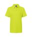 Polo Classic Enfant Jaune Fluo James And Nicholson-1