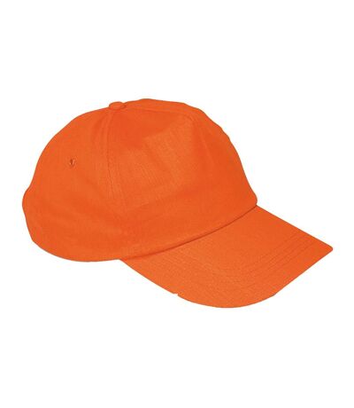 Glop Plain Baseball Cap Orange MidOcean