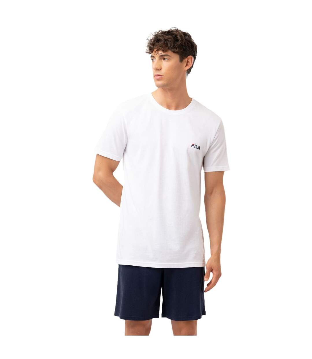 Ensemble pyjama court homme en coton jersey FPS1194 Fila-1