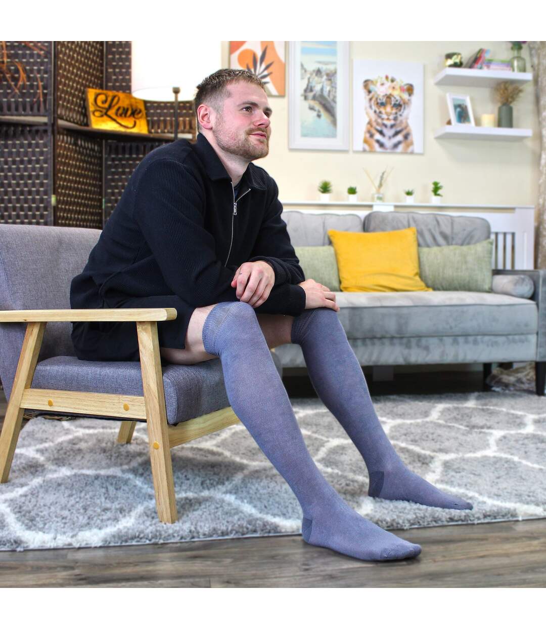 Sock Snob - 2 Paires Bambou Chaussettes Homme | Chaussettes Longues-4