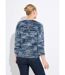 Pull maille poilue manches chauve-souris-2