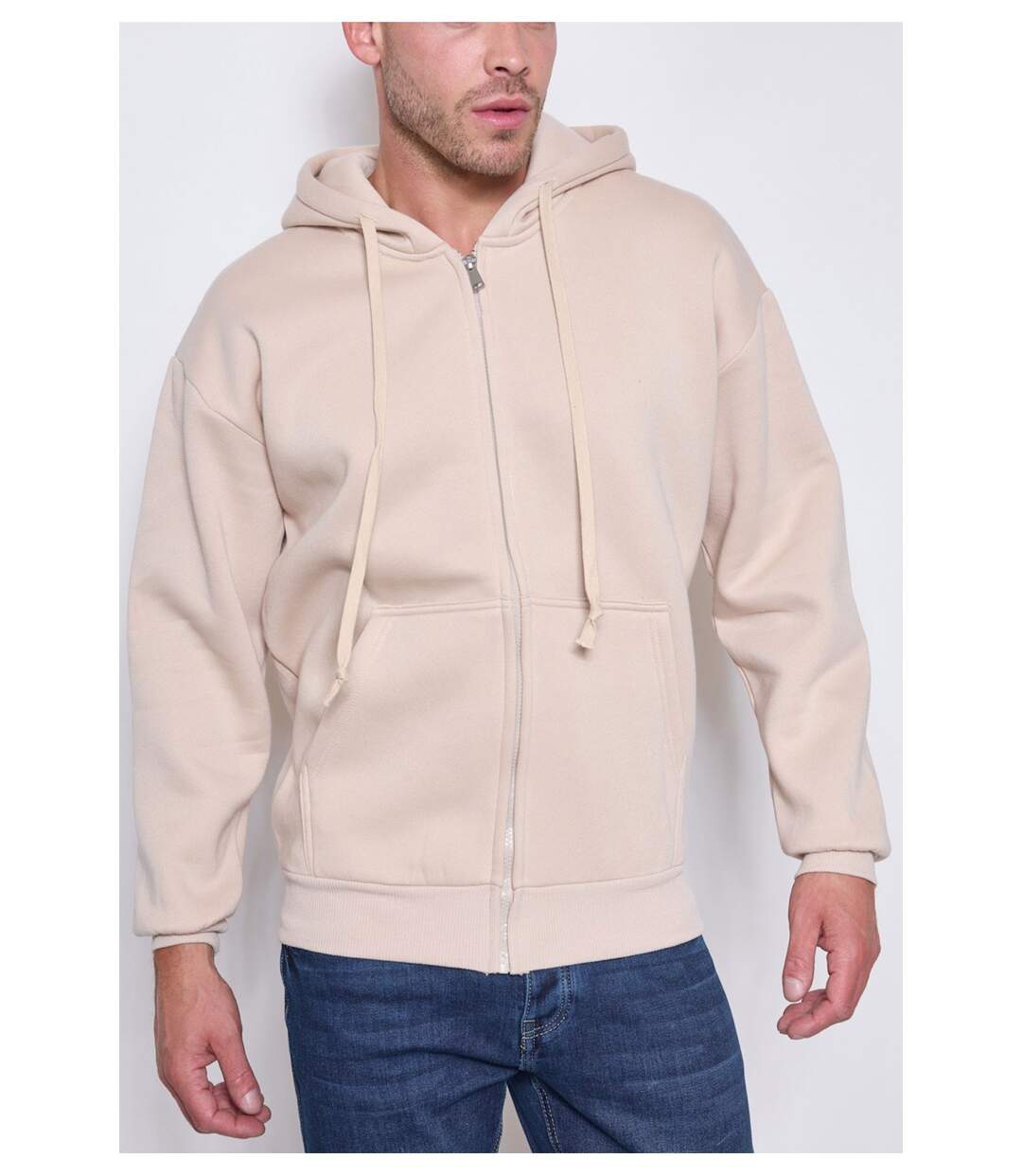 Sweat à capuche zippé-2
