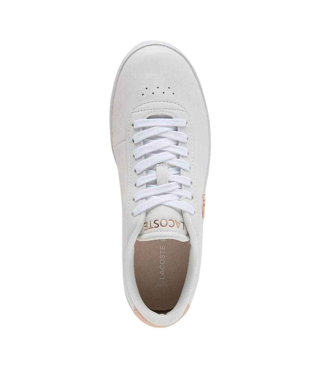Baskets Baseshot Evo Femme Rose Blanc Lacoste-3