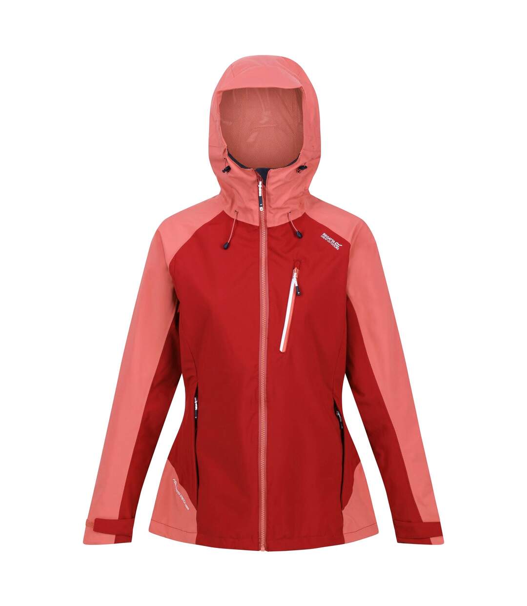 Coupe-vent birchdale femme rouge foncé / corail clair Regatta-1