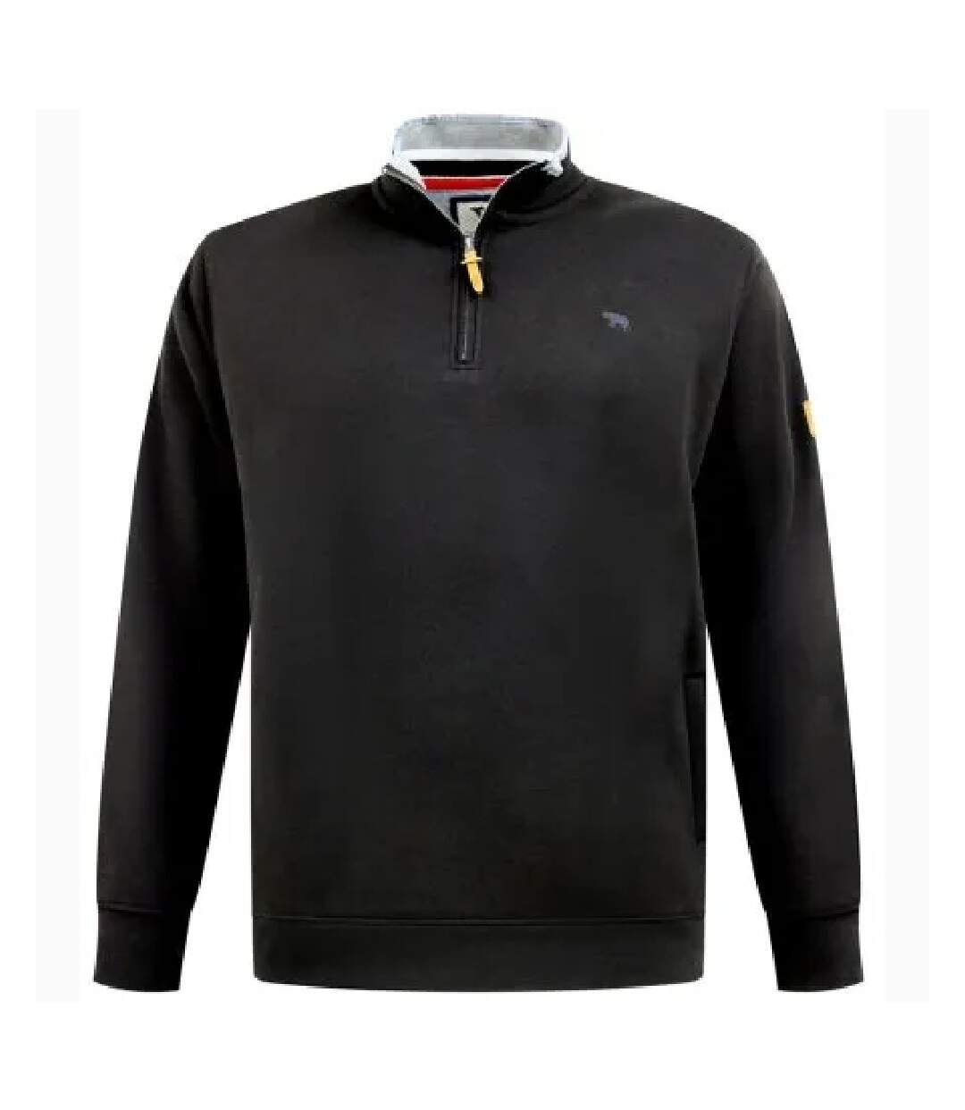 Sweat Motif/style Logo Brodé D555 Russel Homme Noir Duke-2