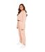 Sweat Court À Capuche Femme Rose Clair Missy Empire-3