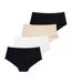 Lot de 4 shortys femme Eco Pack Basic Athena-4