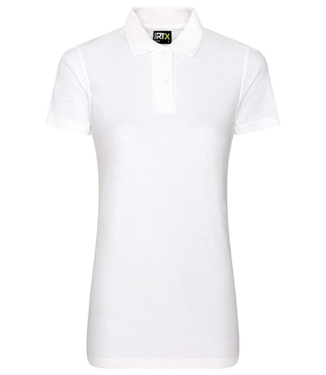 Polo Pro manches courtes - Femme - Du XS au 4XL - RX01F - blanc