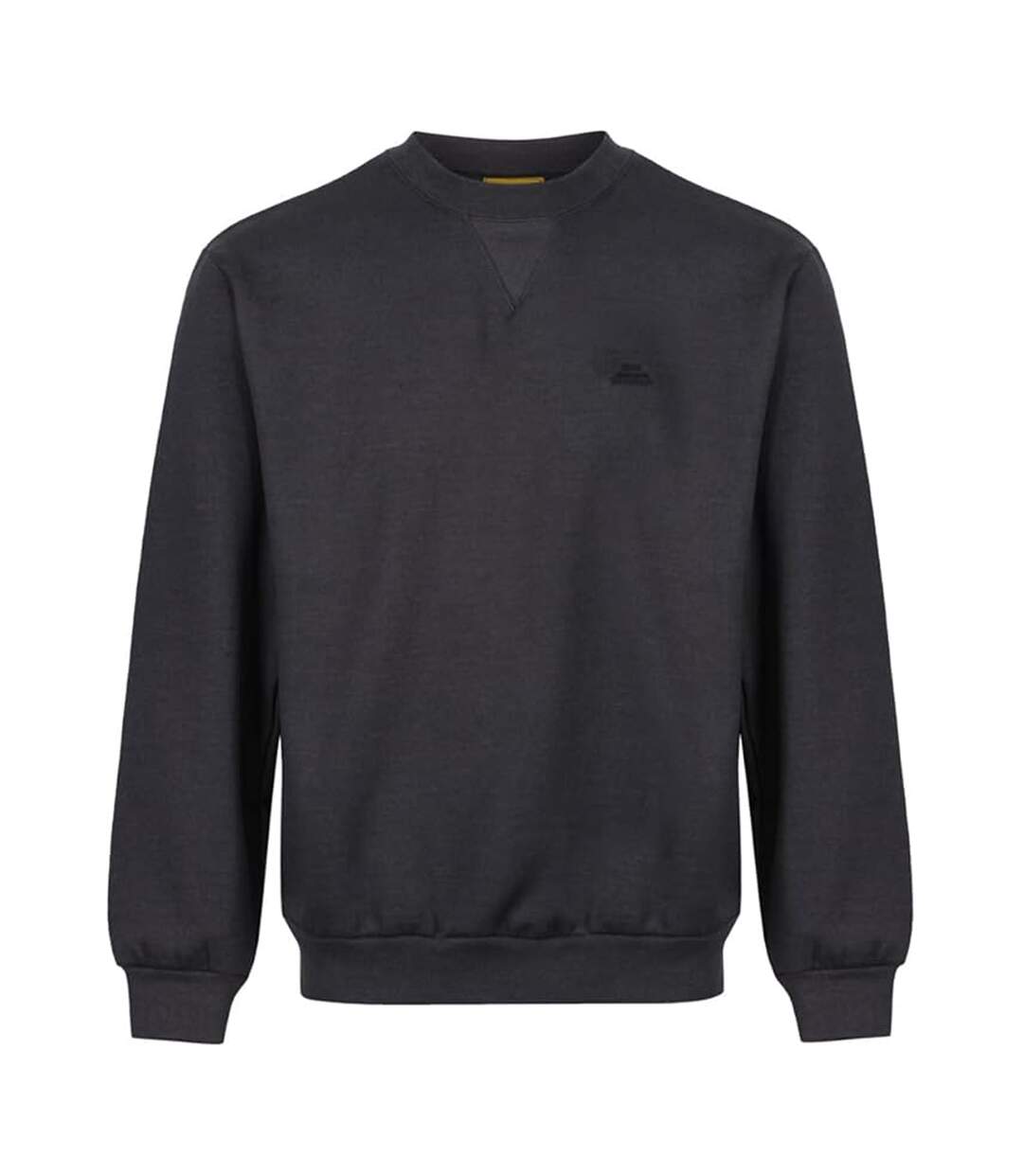 Mens Fleece Crew Neck Sweatshirt Charcoal Grey Iron Mountain-2