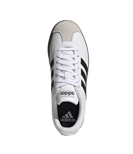 Baskets Motif/style 3 Rayures Femme Blanc Noir Marron Pâle Adidas