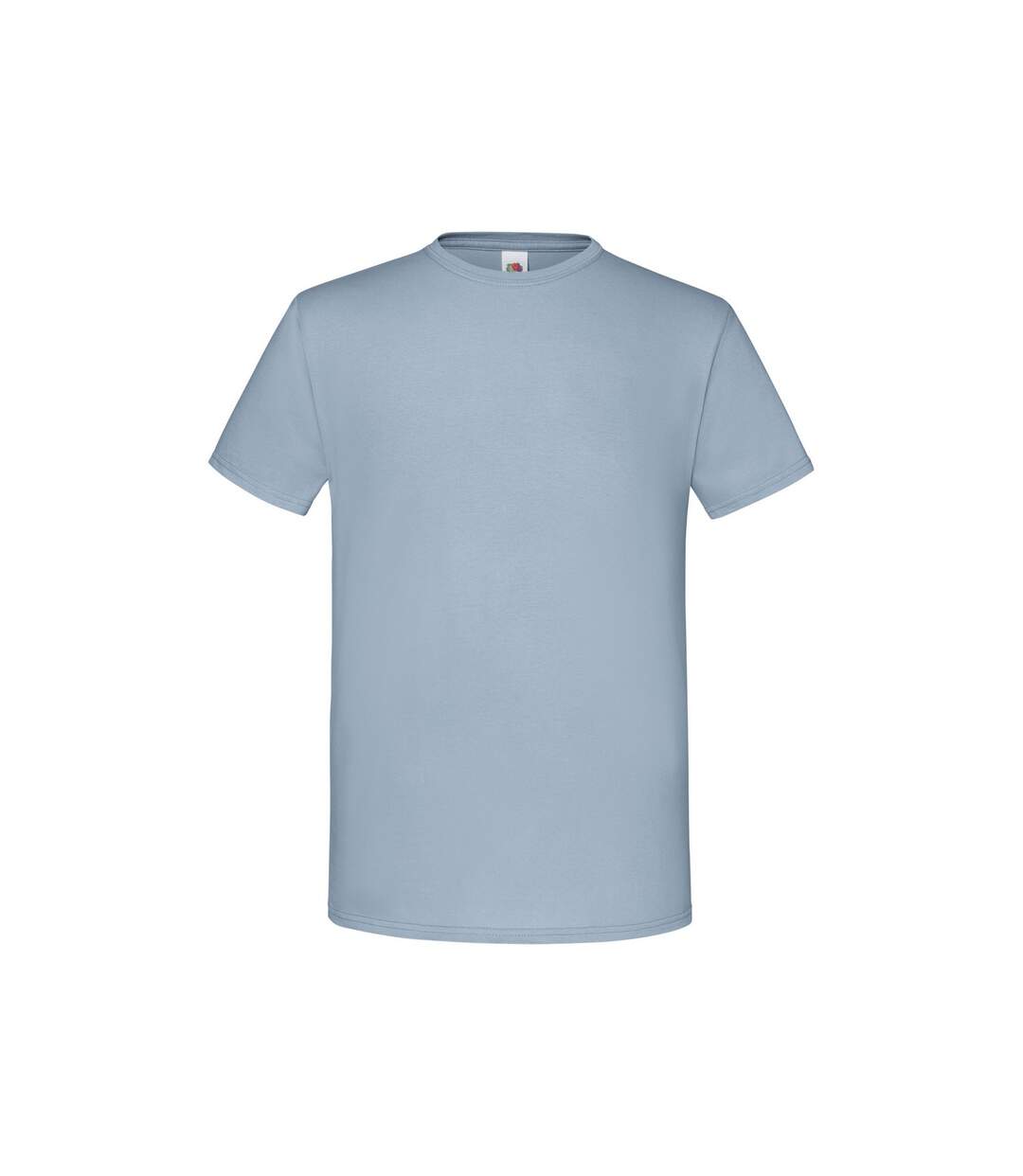 Unisex Adult Iconic T-shirt Mineral Blue Fruit Of The Loom-1