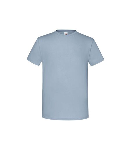 Unisex Adult Iconic T-shirt Mineral Blue Fruit Of The Loom