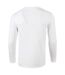 Unisex adult softstyle long-sleeved t-shirt white Gildan-2