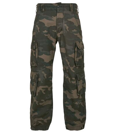 Pantalon cargo vintage homme multipoches - 1003 - vert camo