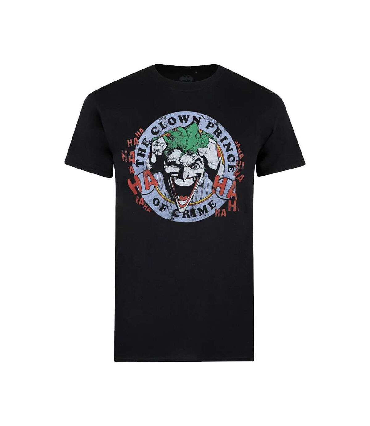 Batman Mens The Joker Emblem T-Shirt (Noir) - UTTV1153