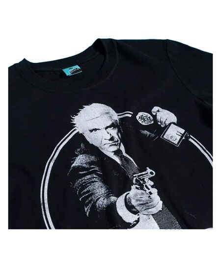 Unisex Adult Frank Drebin T-shirt Charcoal The Naked Gun