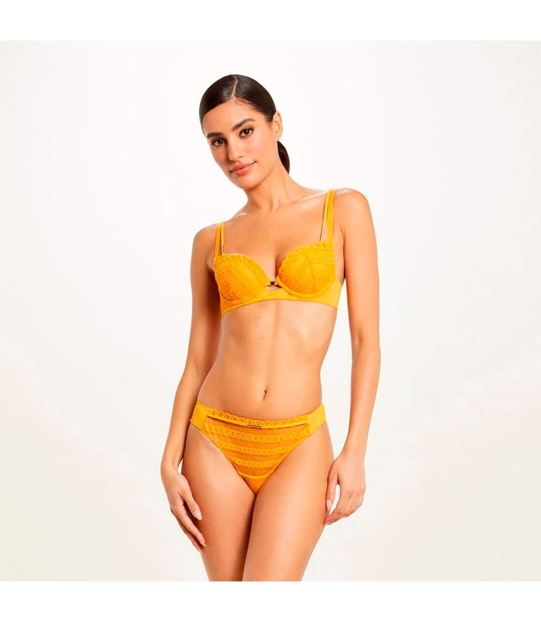 Soutien-gorge ampliforme jaune Zelie