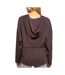Sweat marron femme soul studio hoody-2