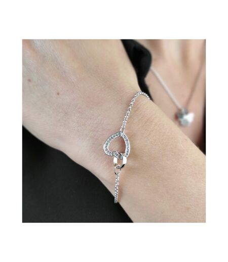 Bracelet Locked Heart, Cristal d'Autriche