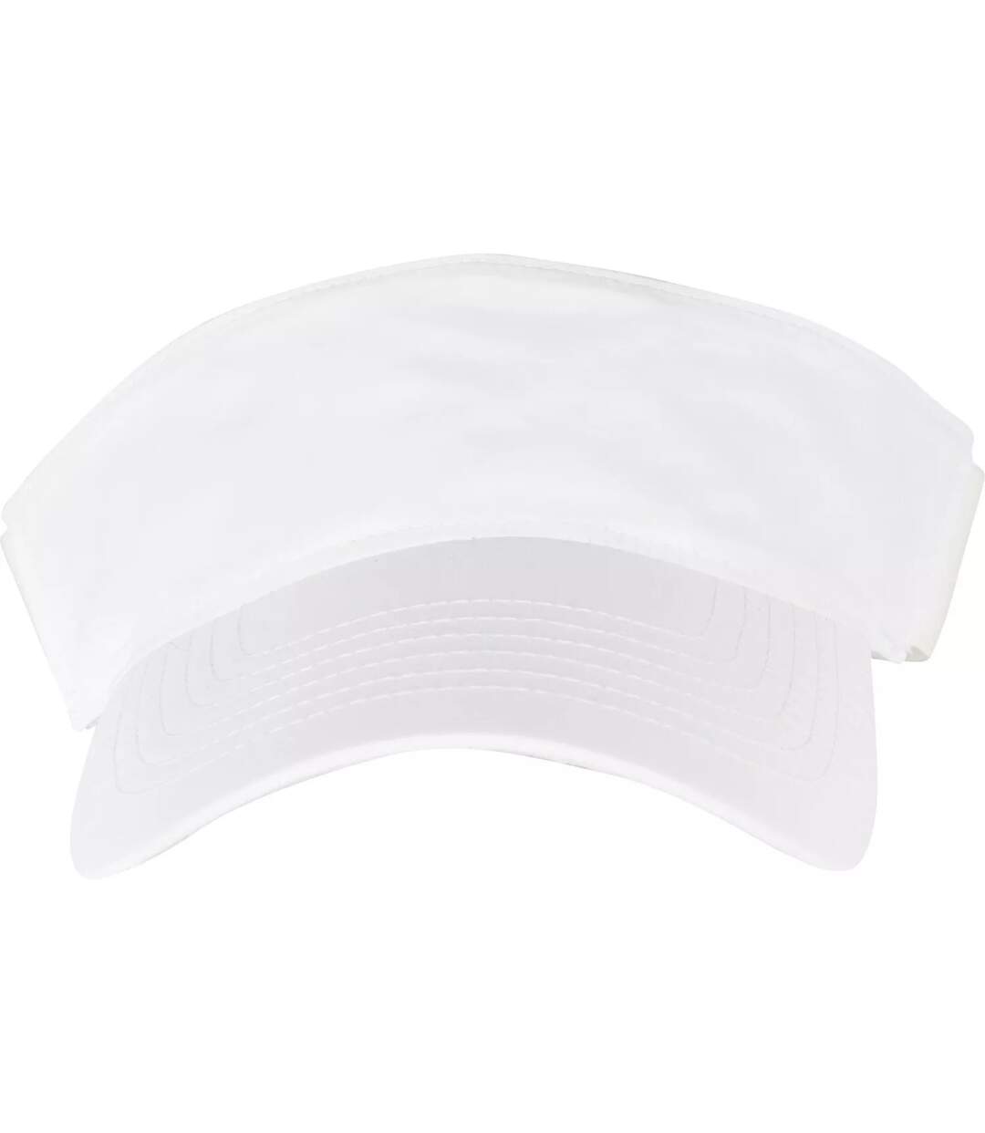 Performance Embroidered Visor Cap White Flexfit-1